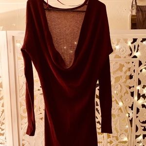 🍋 RARE Wine Lululemon Scoop Neck Sweater Dress 🍋
